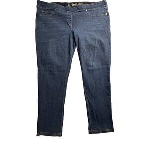 Slim Factor by Investment Plus Womens 3X Skinny Cuff Jeans